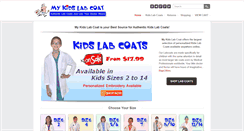 Desktop Screenshot of mykidslabcoat.com